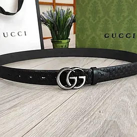 Ремінь Gucci шкіряний 3,4 см