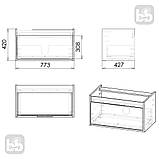 Комплект мебели Imprese LABE 80см f3214W, фото 2