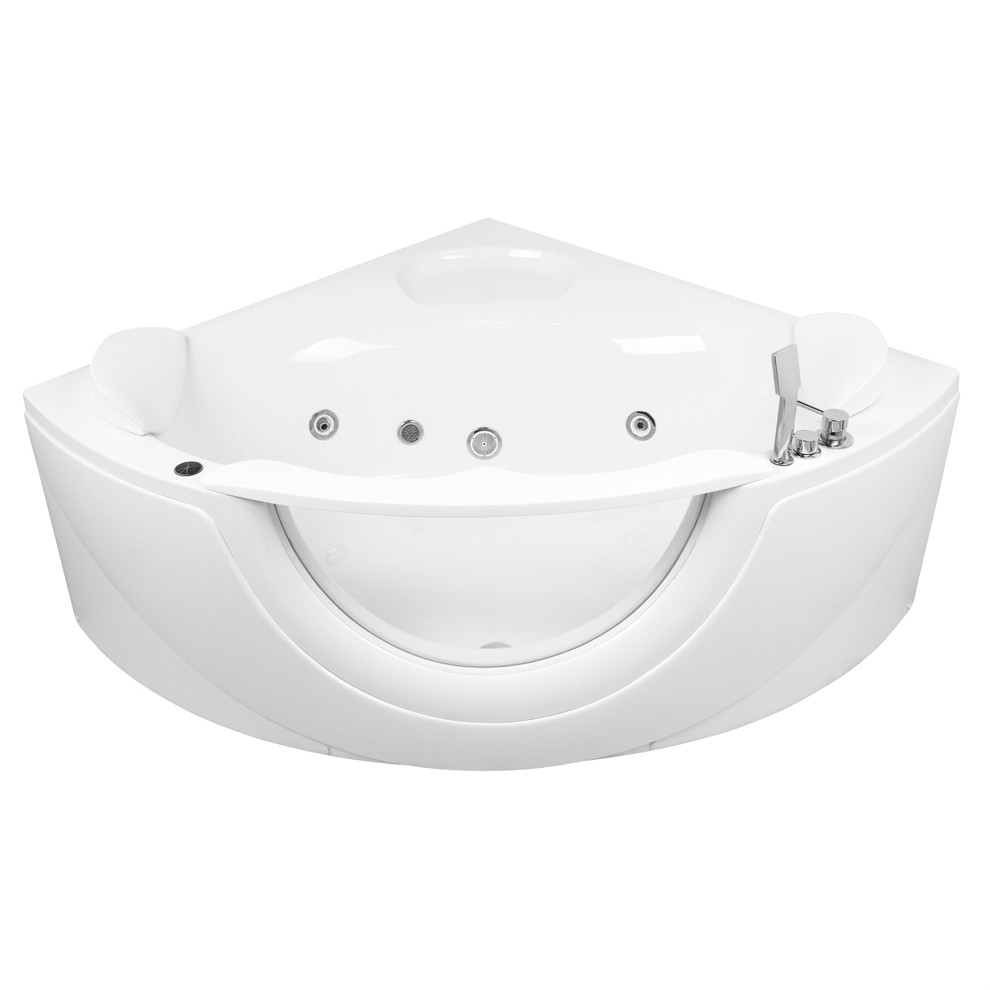 Ванна гідромасажна кутова 1500*1500*630мм акрилова, фото 1