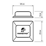 Антена панельна MARKETNET Square 19 dBi 800/900/1800/2100/2600 МГц, Підсилювач 4G сигналу стільникового зв'язку, фото 6