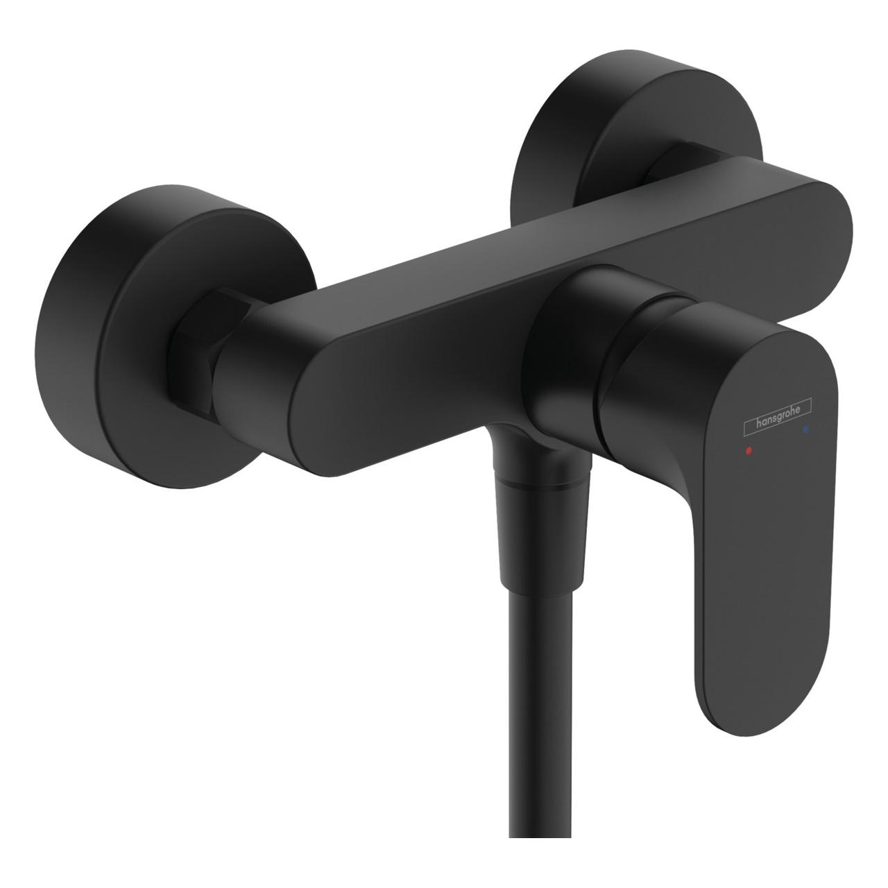 REBRIS S змішувач для душу, чорний  матовий, фото 1