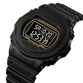 Годинник наручний SKMEI 1776BKBK, black/black, фото 4