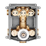 SMART CLICK змішувач для душу (прихований монтаж), 3 режими, хром, фото 4