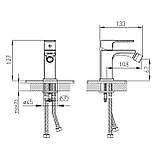 LEON змішувач для біде, 26 мм, de la noche, фото 2