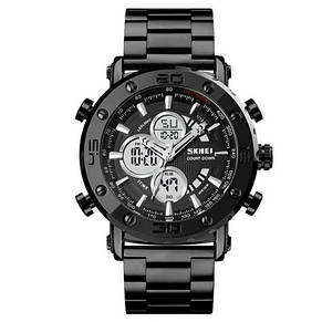 Годинник наручний SKMEI 1636BKBK, black-black, фото 1