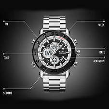 Годинник наручний SKMEI 1636SIWT, silver-silver, фото 4