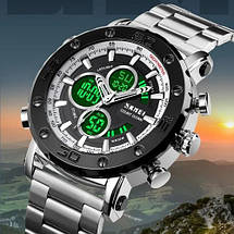 Годинник наручний SKMEI 1636SIWT, silver-silver, фото 5
