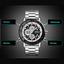 Годинник наручний SKMEI 1636SIWT, silver-silver, фото 6