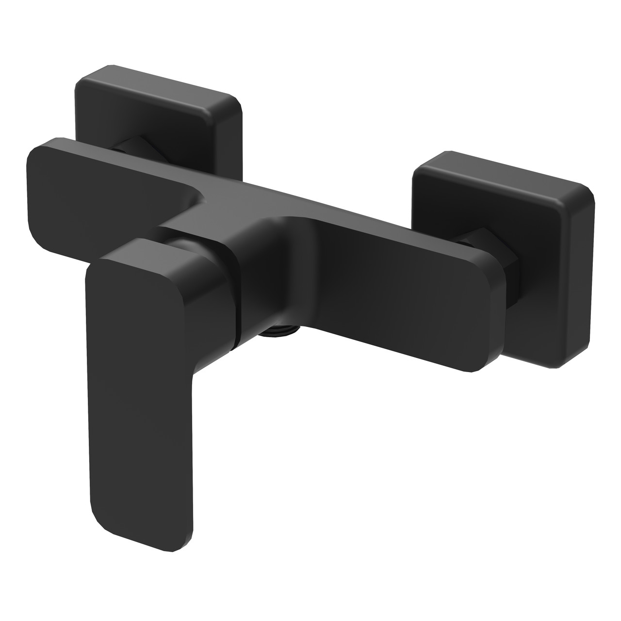 BILOVEC змiшувач для душа, чорний матовий, фото 1