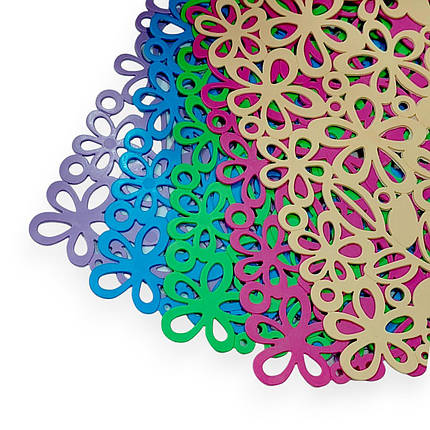 Решітка-сітка для мийки Юніпласт ажурна пластикова 31х24 см, фото 3