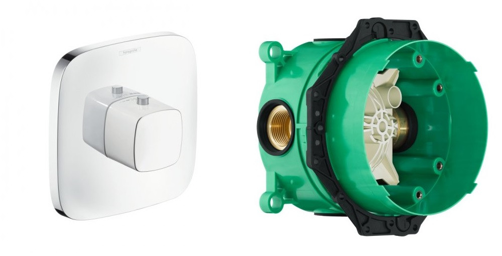 PURAVIDA Термостат для ванни СМ+IBOX universal прихована частина для змішувача, фото 1