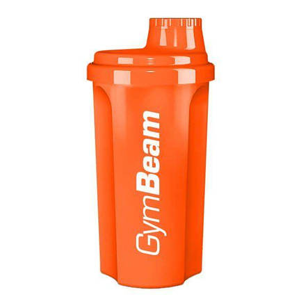 Шейкер GymBeam 700 мл помаранчовий неоновий, фото 1