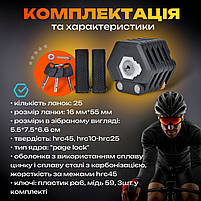 Сегментний замок для велосипеда з захистом від злому SBTR West Biking (WB-78), фото 6