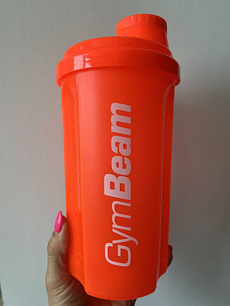 Шейкер GymBeam 700 мл помаранчовий неоновий, фото 2