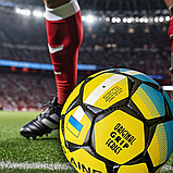 Футбольний м'яч для вулиці 5 розмір м'ячик для футболу для гри у футбол для дорослих та дітей пошитий (0692), фото 6