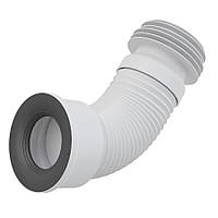 Гофра для унітазу армована Ø80-110 мм, манжета каналізації Ø80-120 мм, 230-430 мм