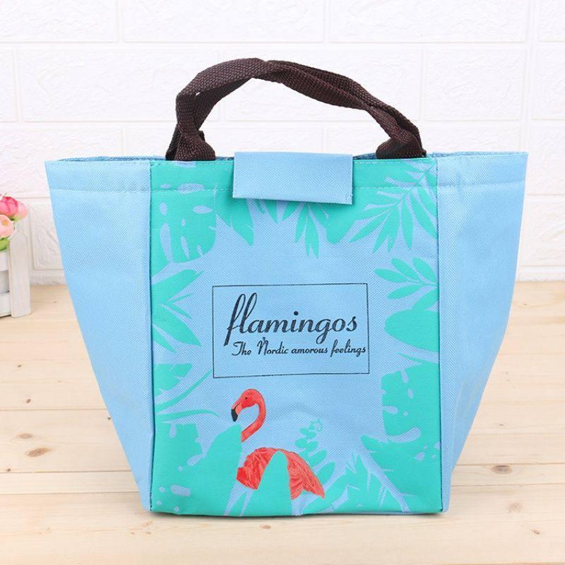 Ланч бег “Flamingo Clip” – блакитний