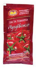 Томатна паста в саше 25% Чугуїв 70 грамів пастеризована