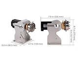 Поворотна вісь лазер або маркер, токарка для кілець, фото 2