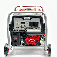 Бензиновий генератор однофазний 8,3 кВт 25 л електростартер Fisker FSGG7883CE, фото 6