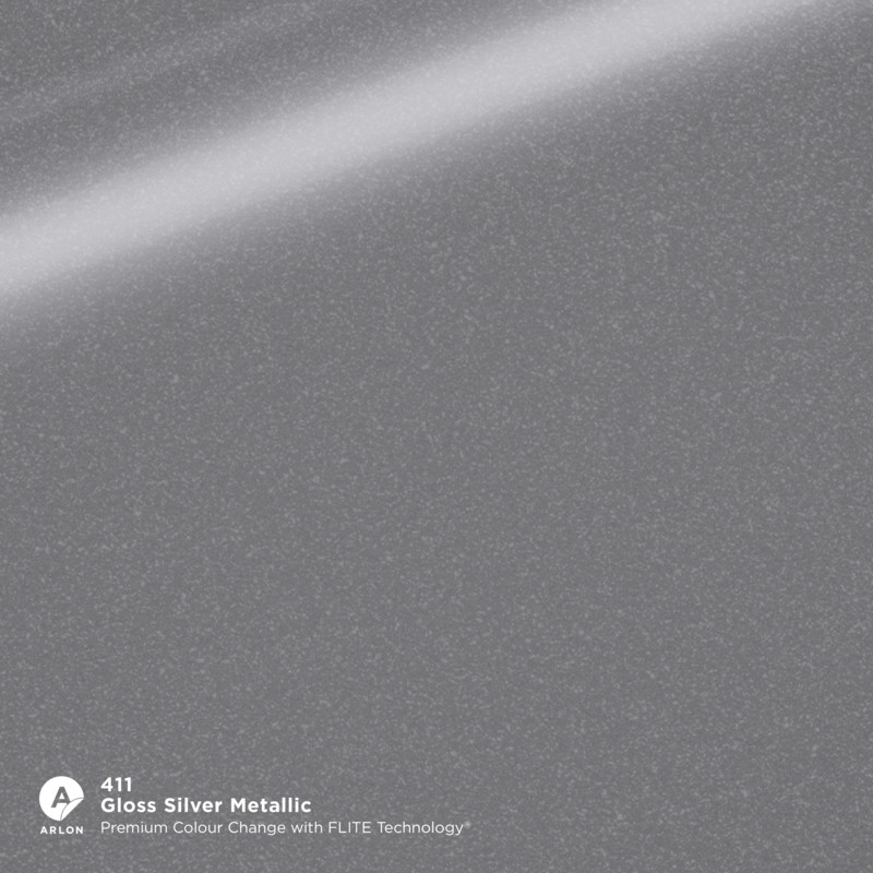 Глянцева плівка Arlon Silver Metallic 411, фото 1