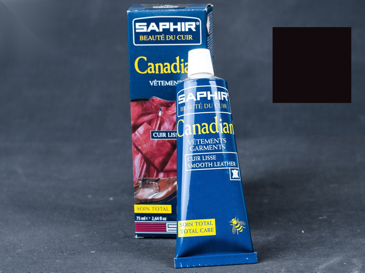 Крем-фарба Saphir Canadian, 75 мл, кол. чорно-коричневий (32)