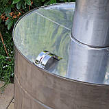 Бак для води на димар в бані 1.0 мм AISI 304+AISI 321, 75л, фото 4