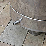 Бак для води на димар в бані 1.0 мм AISI 304+AISI 321, 75л, фото 3