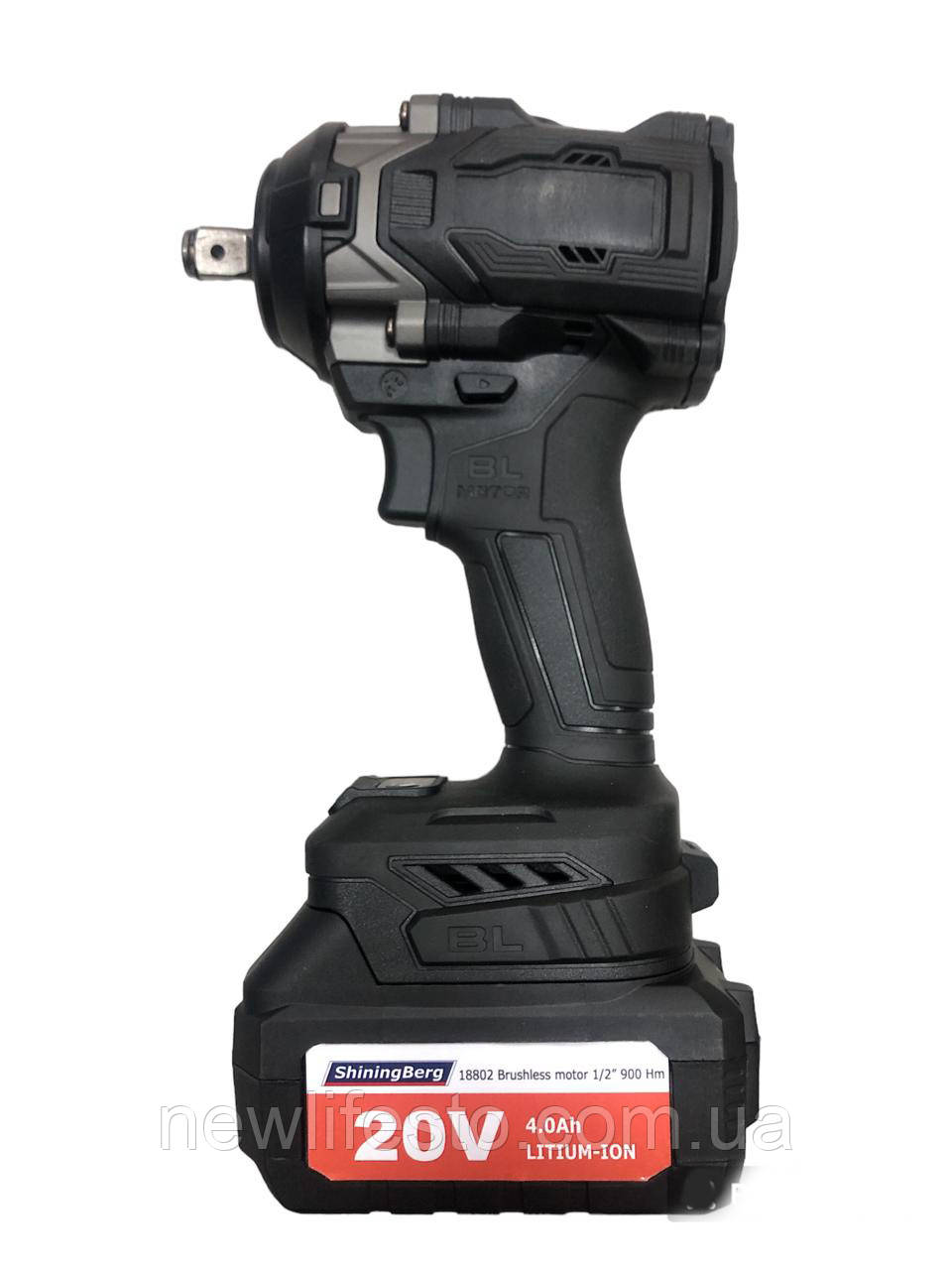 Гайковерт акумуляторний 1/2" 890 Нм 18802, фото 1