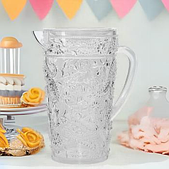 Глек полікарбонат 2 2 для напоїв води 2.2 л графин що не б'ється для басейну яхти кейтеринга