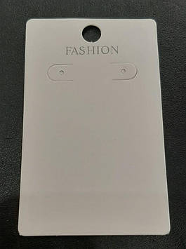 Планшетка під сережки 7,5х4,5см+- картон за 100 шт.