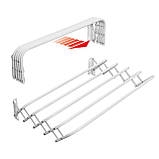 Сушарка для білизни настінна Casa Si Towel Flex 3 White (CS92194X10), фото 2