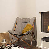 Крісло розкладне Bo-Camp Bloomsbury L Grey (1200370), фото 10