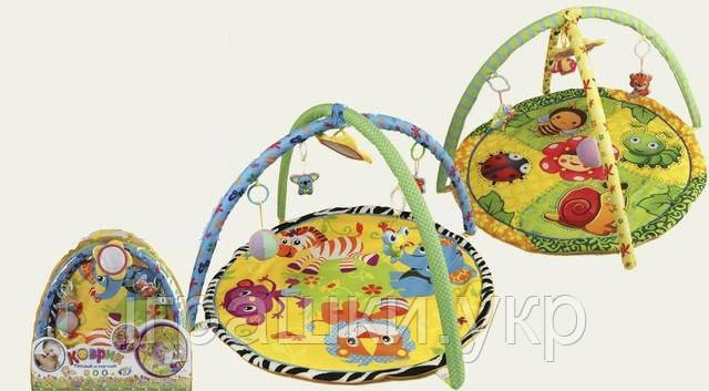 Дитячий розвивальний килимок для немовляти Bambi 898-302B-303B, фото 1