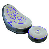 Надувне крісло з пуфиком м'яке повітряне для дому надувний диван портативний, фото 5