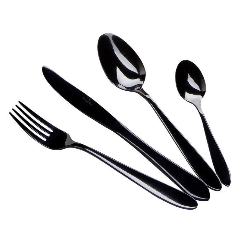 Набір столових приладів 24 предмети Berlinger Haus Black Collection (BH-3077)