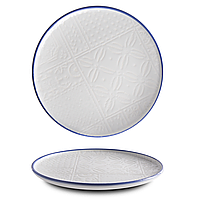 Тарелка круглая 20 см Optimo Mosaic Relief Blue Line G.Benedikt OPT2120-K0054