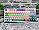 БЕСТСЕЛЕР AULA F75 White-Blue | ІГРОВА БЕЗПРОВІДНА МЕХАНІЧНА КЛАВІАТУРА | RGB | REAPER СВІТЧІ | 3 РЕЖИМИ - фото 1 - id-p2241880711