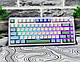 БЕСТСЕЛЕР AULA F75 White-Blue | ІГРОВА БЕЗПРОВІДНА МЕХАНІЧНА КЛАВІАТУРА | RGB | REAPER СВІТЧІ | 3 РЕЖИМИ - фото 3 - id-p2241880711