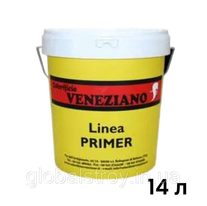 Кварцова фарба-грунтовка зміцнююча Colorificio Veneziano FONDO RUVIDO 14 л, фото 1