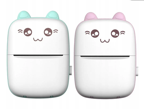 Мини принтер (Mini Printer) cat ears (50), фото 1