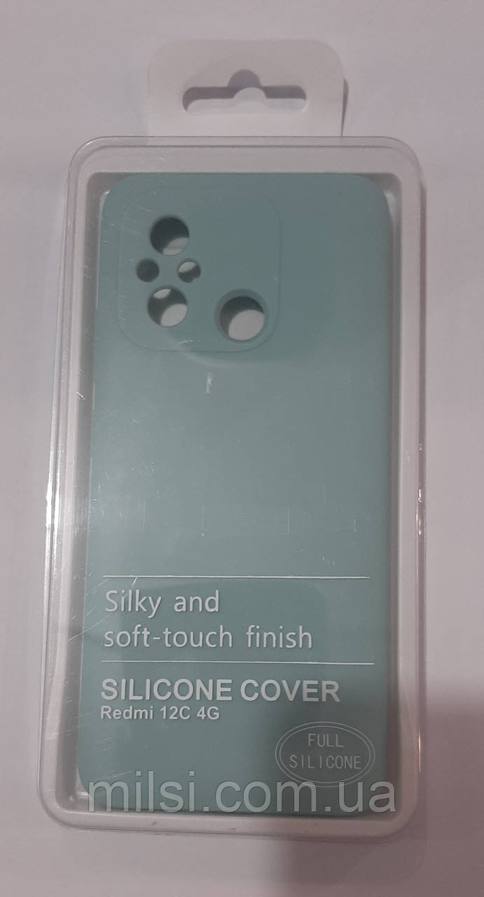 Накладка задня Xiaomi Redmi 12C 4G Full Silicone Case turquoise