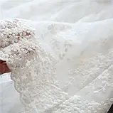 Ошатна сукня для дівчинки розмір 122 білого кольору, фото 9