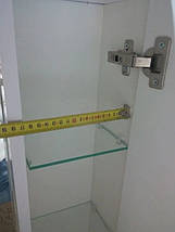 Дзеркальна шафа для ванної кімнати 90 см "Alveus" з підсвіткою, фото 3