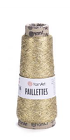 Paillettes YarnArt (Паллеттес ЯрнАрт) № 8002 нитки пряжа для в'язання з паєтками