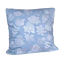 Напірник на подушку 70х70 та інші розміри | нижня наволочка для пір'я та пуху з тіку однотонний, блакитний, вибір розміру