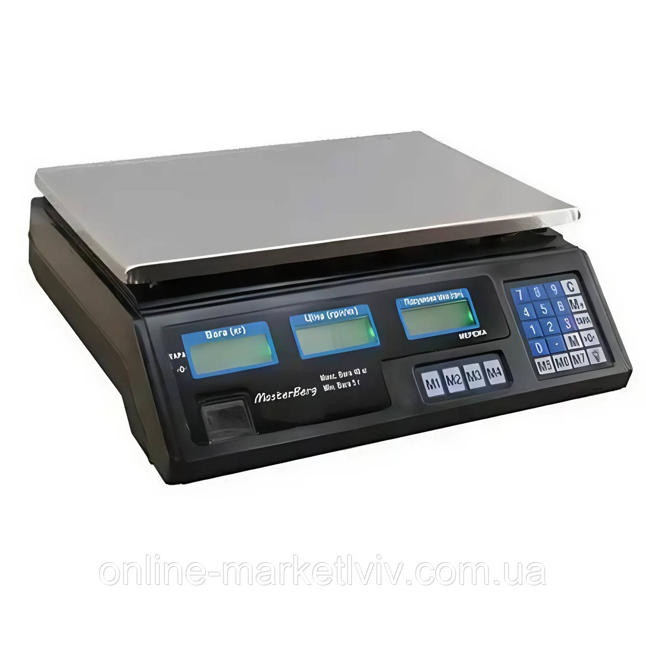 Ваги торгові до 50кг, MT-208B / Ваги електронні / Торгові ваги / Торгові настільні ваги, фото 1