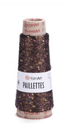 Paillettes YarnArt (Паллеттес ЯрнАрт) № 8007 нитки пряжа для в'язання з паєтками