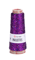 Paillettes YarnArt (Паллеттес ЯрнАрт) № 8009 нитки пряжа для в'язання з паєтками
