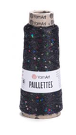 Paillettes YarnArt (Паллеттес ЯрнАрт) № 8010 нитки пряжа для в'язання з паєтками